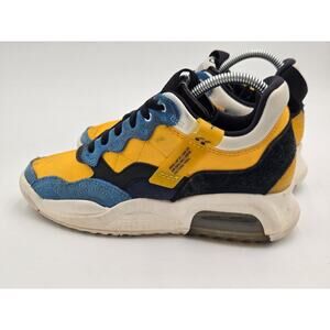 Jordan MA2 University Gold Blue Youth Sneakers Size 5Y CW6594-700